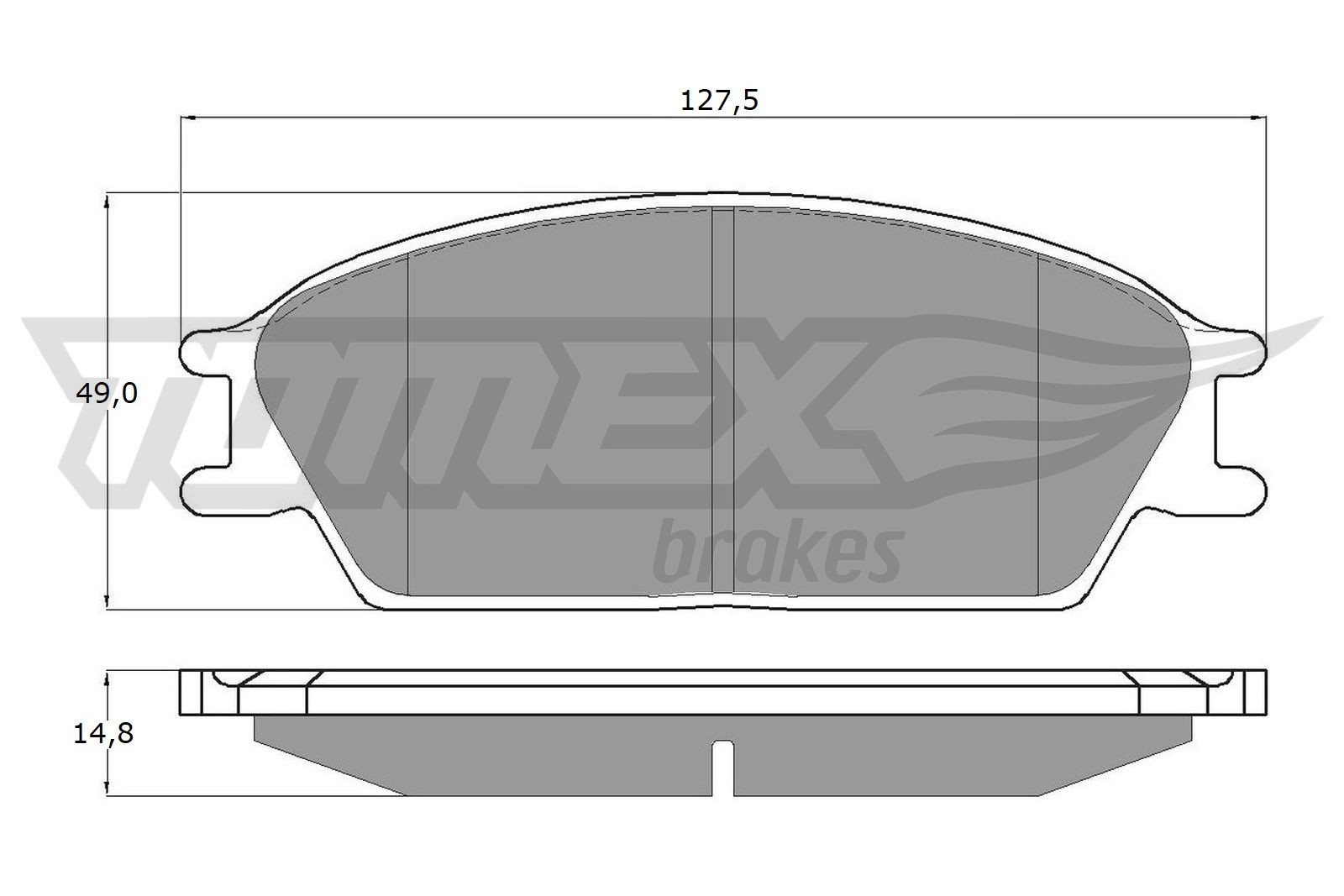 TOMEX Brakes Bremsbelagsatz, Scheibenbremse